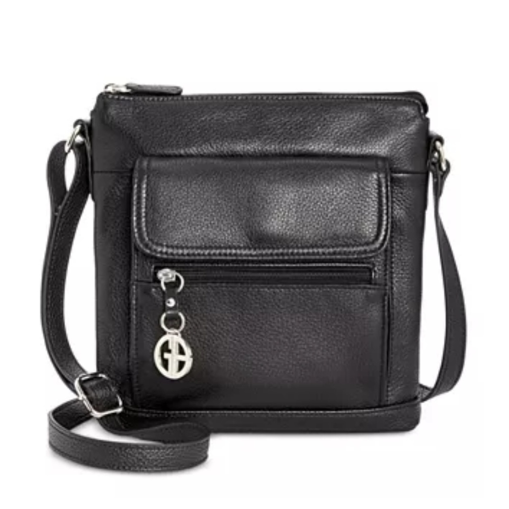 Giani Barnini Leather Pebble Crossbody